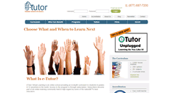 Desktop Screenshot of e-tutor.com